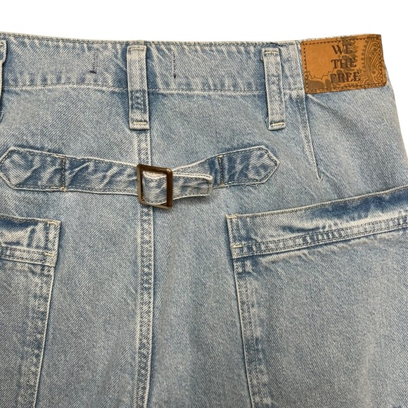 NEW Free People We The Free Major Leagues Mid Rise Cuffed Crop Jeans Size 29 - Picture 9 of 15